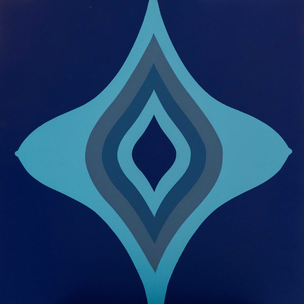 Mohamed HAMIDI (1941) Untitled (2020) 60*60cm